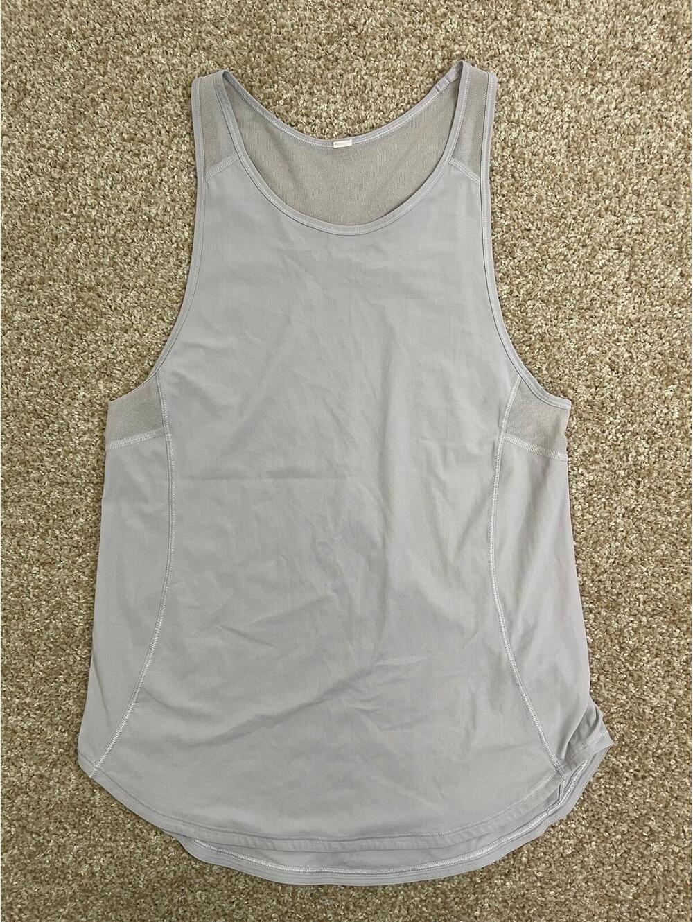 Lululemon Beige Women’s Sleeveless Athletic Tank Top 6